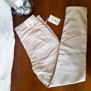 NWT Forever 21 High Waisted Khaki Skinny Jeans